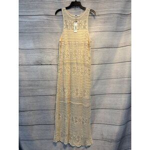 NWT BB Dakota By Steve Madden Crochet Maxi Dress Size L